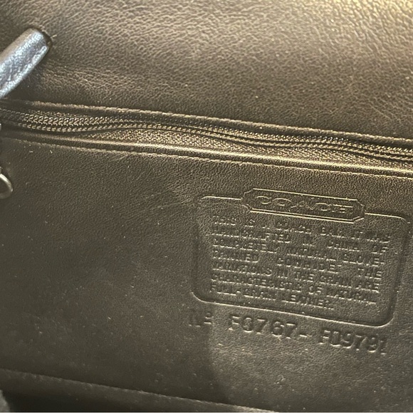 Coach Black Large Daypack with Silver Hardware - Picture 10 of 11